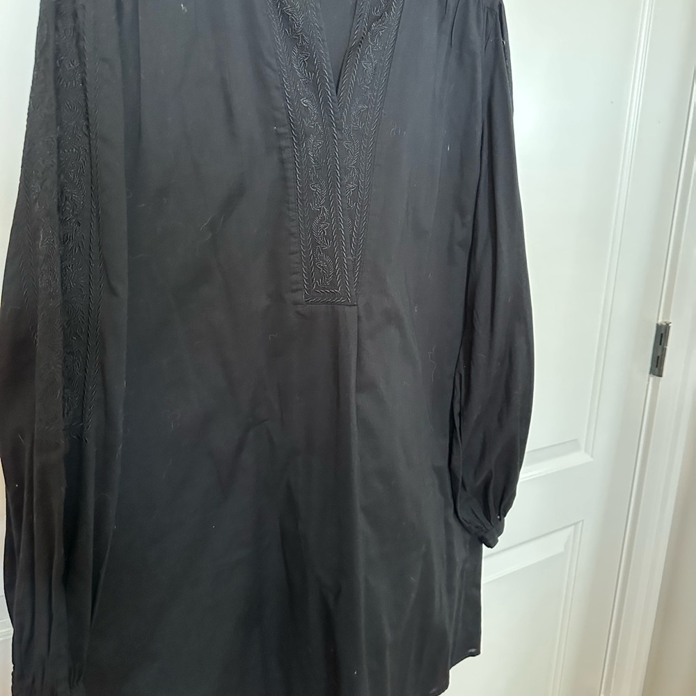 Embroidered Tunic Dress